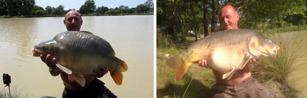 Large carp lake